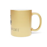 Btiches Brew Cafe Logo Metallic Mug Gold