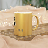 Btiches Brew Cafe Logo Metallic Mug Gold