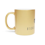 Btiches Brew Cafe Logo Metallic Mug Gold