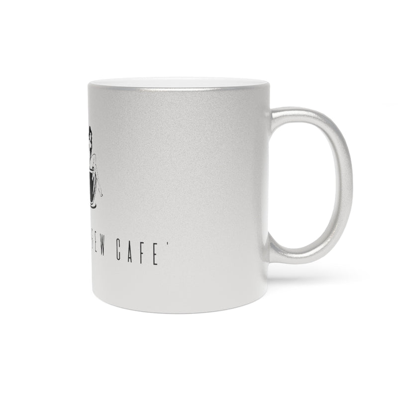 Btiches Brew Cafe Logo Metallic Mug Silver